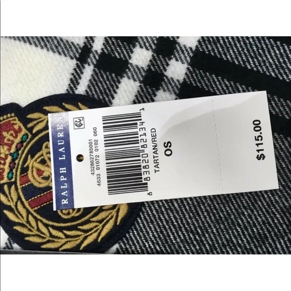 Ralph Lauren Clutch Wallet Bag Tartan/Red Limited Edition - Picture 7 of 8